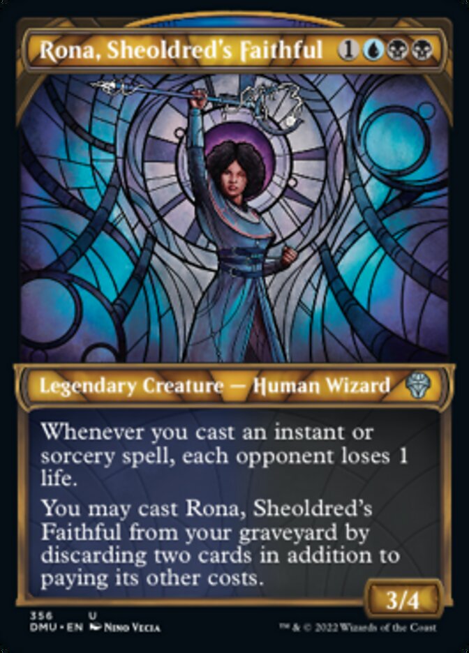 Rona, Sheoldred's Faithful (Showcase Textured) [Dominaria United] | Clutch Gaming