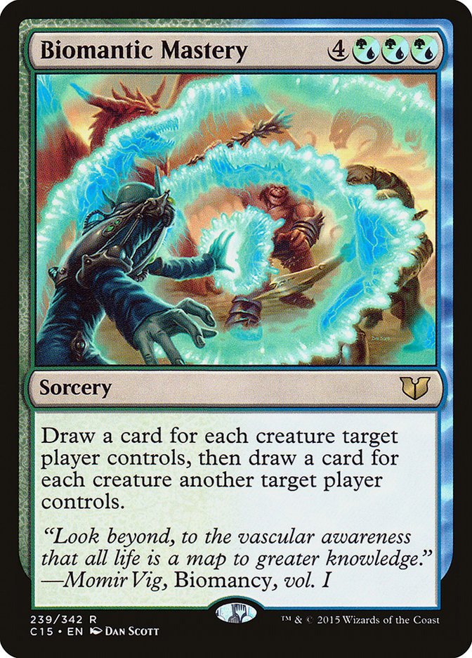 Biomantic Mastery [Commander 2015] | Clutch Gaming