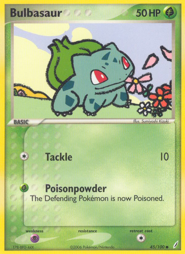 Bulbasaur (45/100) [EX: Crystal Guardians] | Clutch Gaming