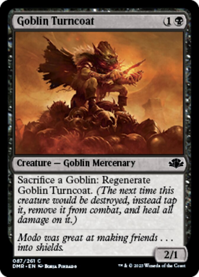 Goblin Turncoat [Dominaria Remastered] | Clutch Gaming