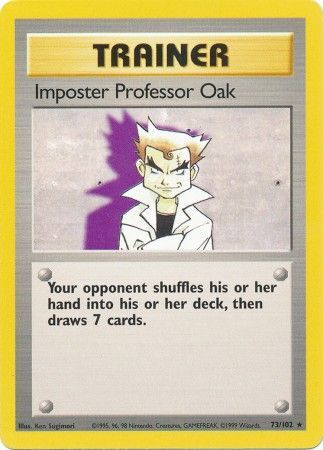 Imposter Professor Oak (73/102) [Base Set Unlimited] | Clutch Gaming