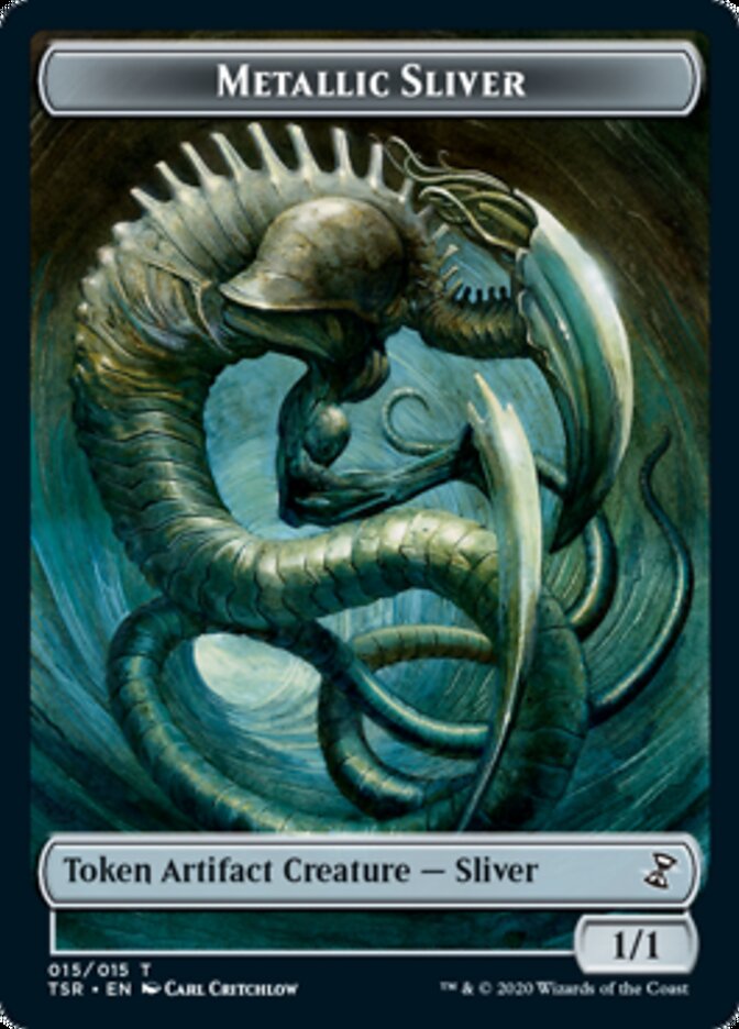 Metallic Sliver Token [Time Spiral Remastered Tokens] | Clutch Gaming