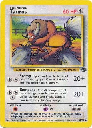 Tauros (47/64) [Jungle Unlimited] | Clutch Gaming