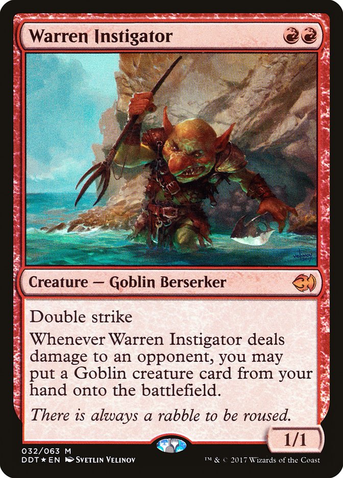 Warren Instigator [Duel Decks: Merfolk vs. Goblins] | Clutch Gaming