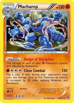 Machamp (49/101) (Cosmos Holo) [Black & White: Plasma Blast] | Clutch Gaming