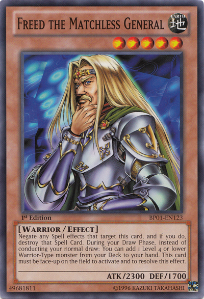 Freed the Matchless General [BP01-EN123] Common | Clutch Gaming