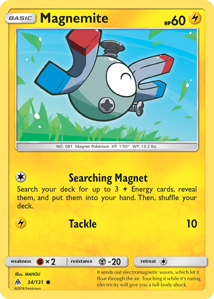 Magnemite (34/131) [Sun & Moon: Forbidden Light] | Clutch Gaming