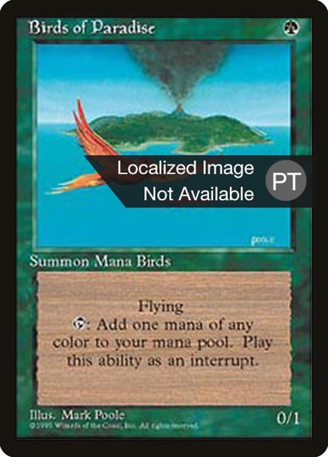 Birds of Paradise [Fourth Edition (Foreign Black Border)] | Clutch Gaming