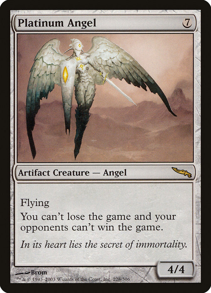 Platinum Angel [Mirrodin] | Clutch Gaming