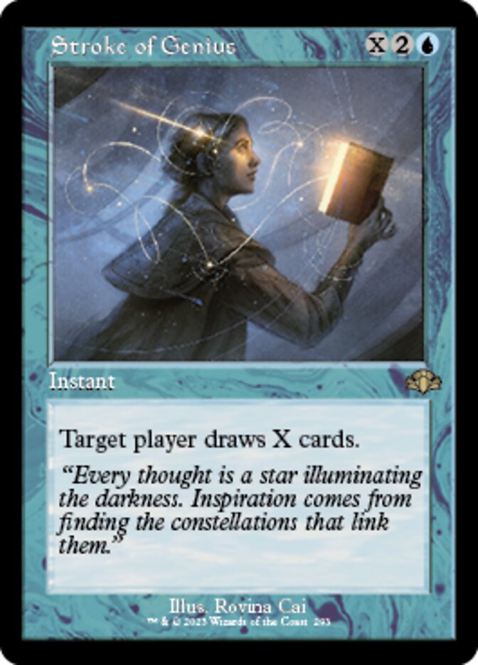 Stroke of Genius (Retro) [Dominaria Remastered] | Clutch Gaming