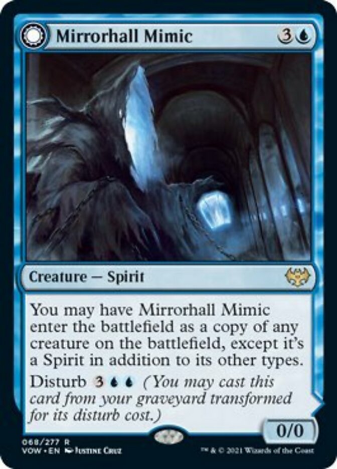 Mirrorhall Mimic // Ghastly Mimicry [Innistrad: Crimson Vow] | Clutch Gaming