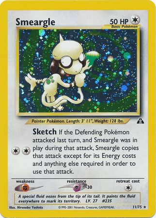 Smeargle (11/75) [Neo Discovery Unlimited] | Clutch Gaming