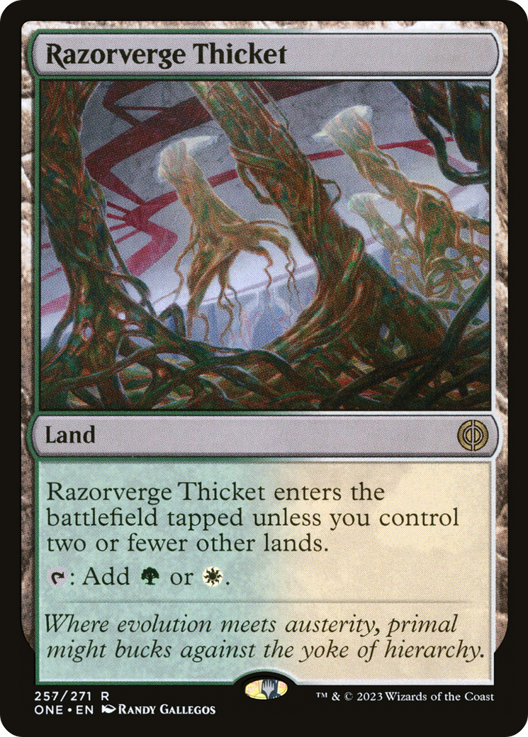 Razorverge Thicket [Phyrexia: All Will Be One] | Clutch Gaming