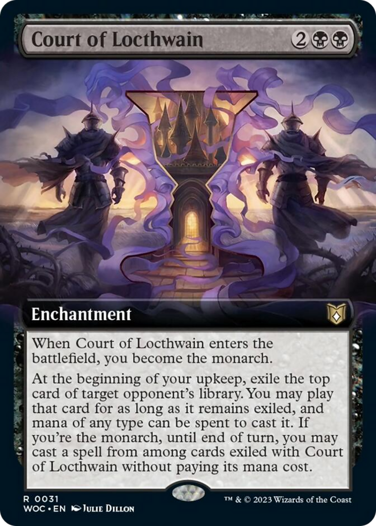 Court of Locthwain (Extended Art) [Wilds of Eldraine Commander] | Clutch Gaming