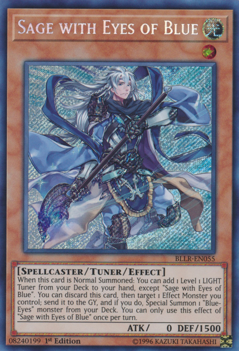 Sage with Eyes of Blue [BLLR-EN055] Secret Rare | Clutch Gaming