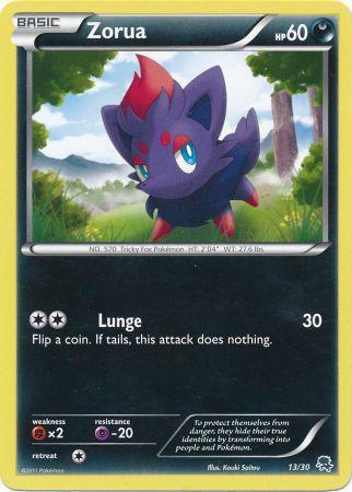 Zorua (13/30) [Black & White: Trainer Kit - Zoroark] | Clutch Gaming