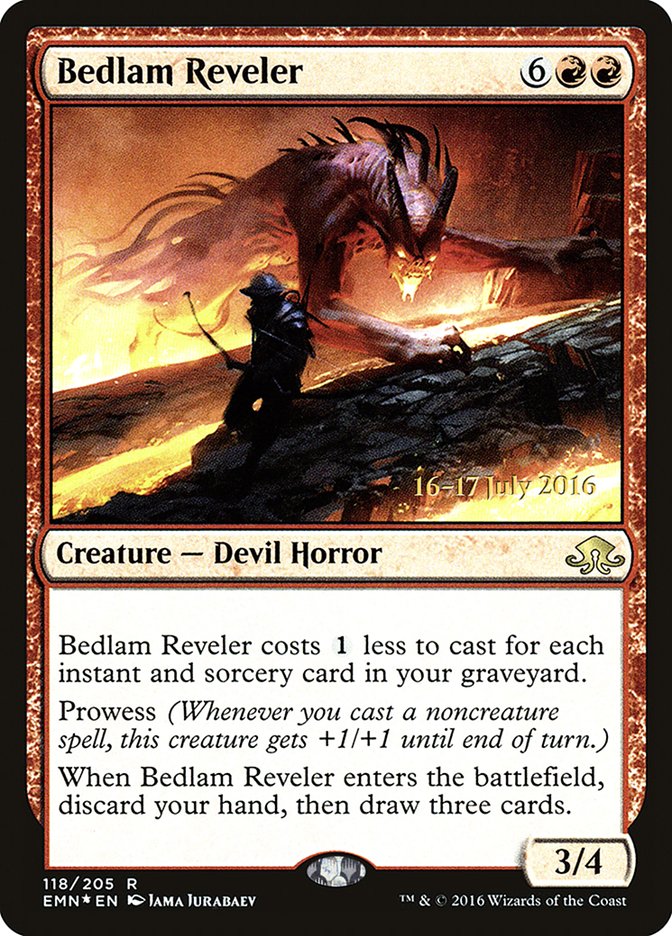 Bedlam Reveler [Eldritch Moon Prerelease Promos] | Clutch Gaming