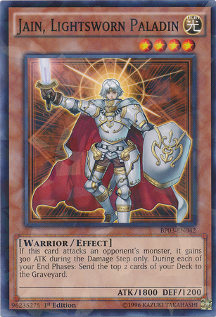 Jain, Lightsworn Paladin [BP03-EN042] Shatterfoil Rare | Clutch Gaming