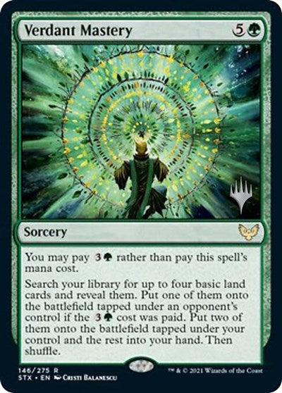 Verdant Mastery (Promo Pack) [Strixhaven: School of Mages Promos] | Clutch Gaming