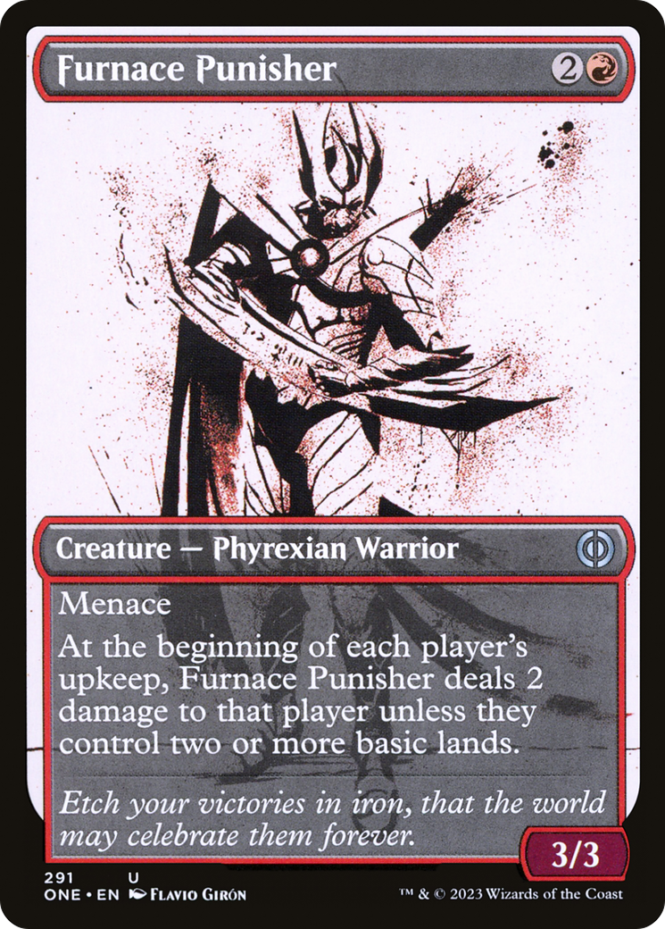 Furnace Punisher (Showcase Ichor) [Phyrexia: All Will Be One] | Clutch Gaming