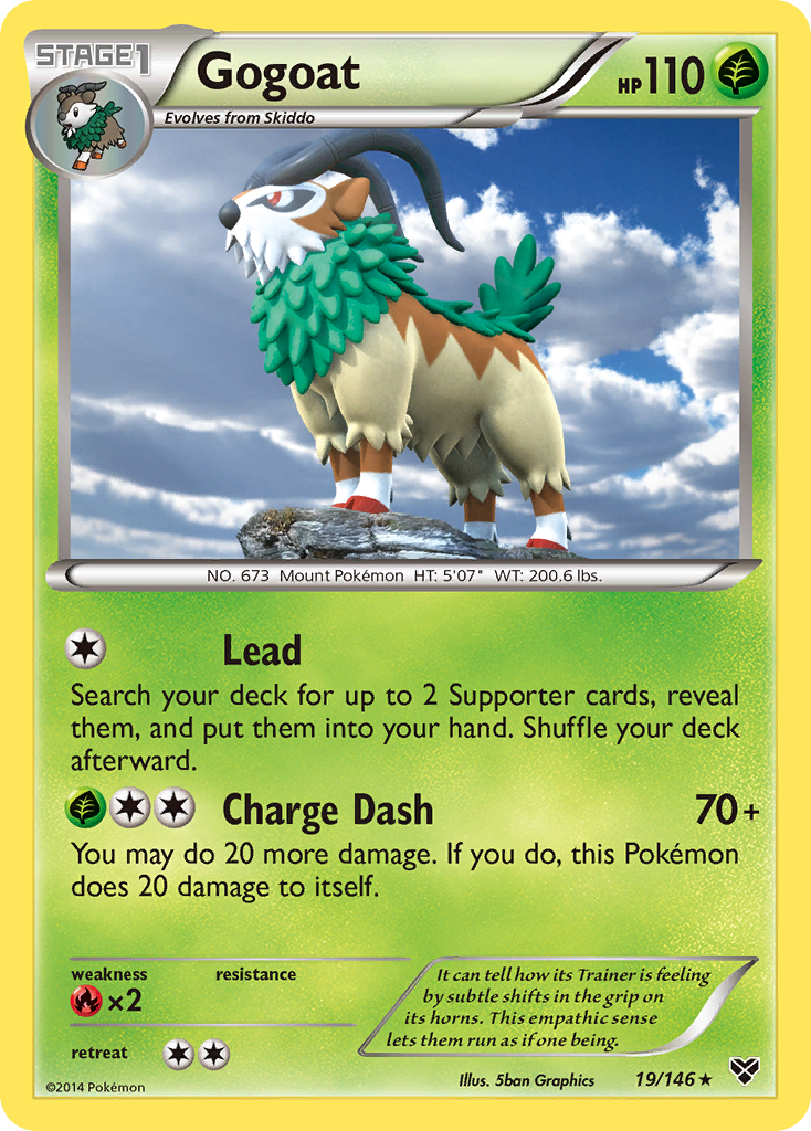 Gogoat (19/146) [XY: Base Set] | Clutch Gaming