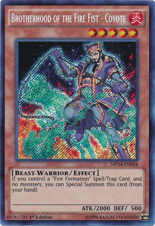 Brotherhood of the Fire Fist - Coyote [MP14-EN054] Secret Rare | Clutch Gaming