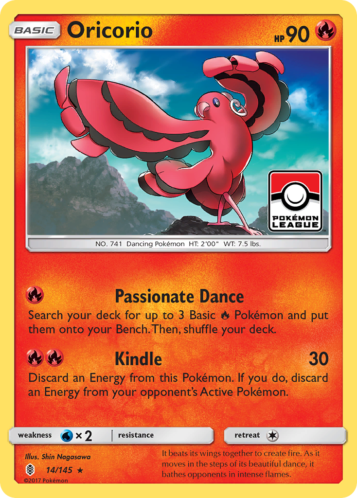 Oricorio (14/145) [Sun & Moon: Guardians Rising] | Clutch Gaming