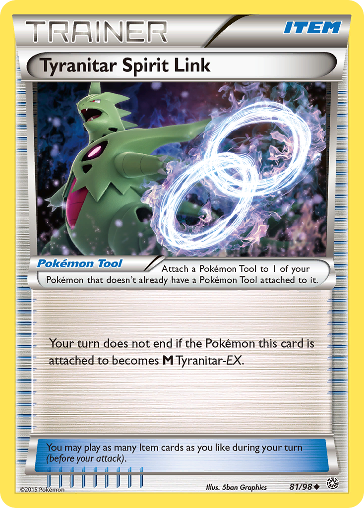 Tyranitar Spirit Link (81/98) [XY: Ancient Origins] | Clutch Gaming