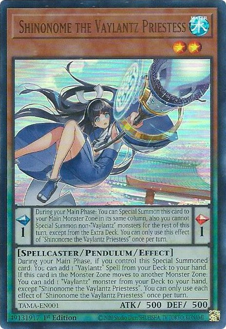 Shinonome the Vaylantz Priestess [TAMA-EN001] Ultra Rare | Clutch Gaming