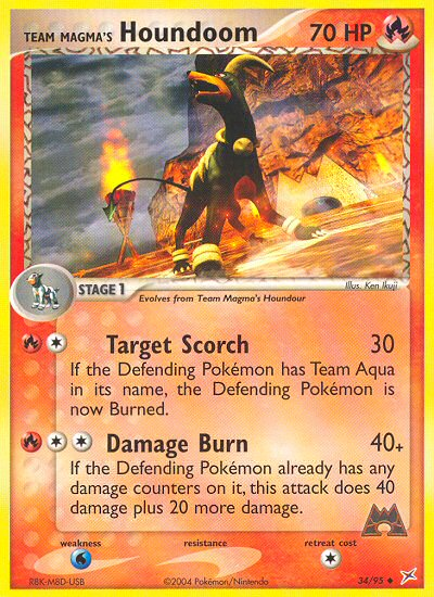 Team Magma's Houndoom (34/95) [EX: Team Magma vs Team Aqua] | Clutch Gaming