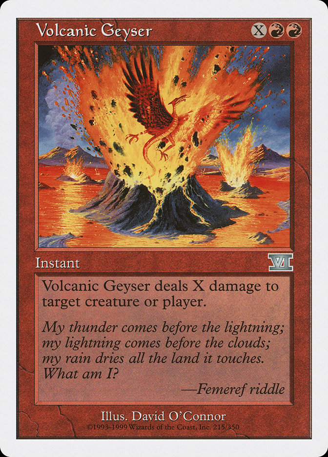 Volcanic Geyser [Classic Sixth Edition] | Clutch Gaming