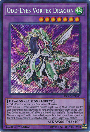 Odd-Eyes Vortex Dragon [DOCS-EN045] Secret Rare | Clutch Gaming