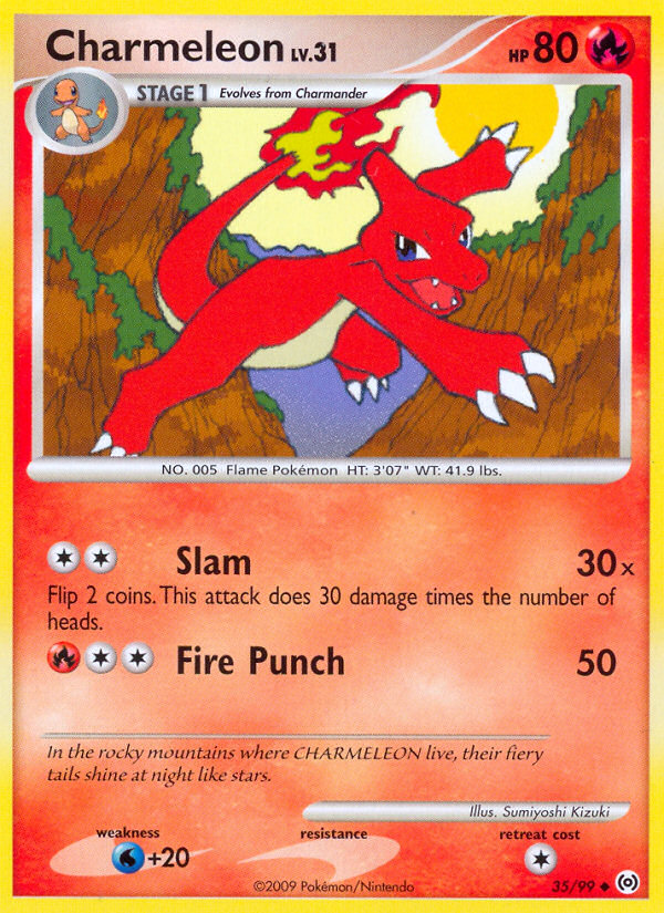 Charmeleon (35/99) [Platinum: Arceus] | Clutch Gaming