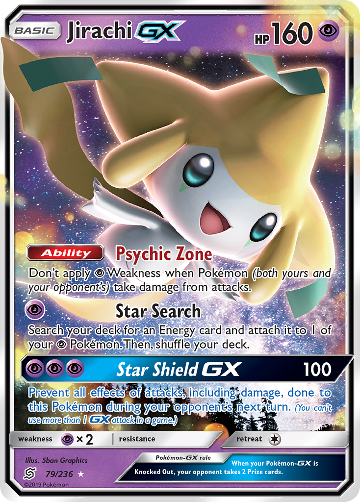 Jirachi GX (79/236) [Sun & Moon: Unified Minds] | Clutch Gaming