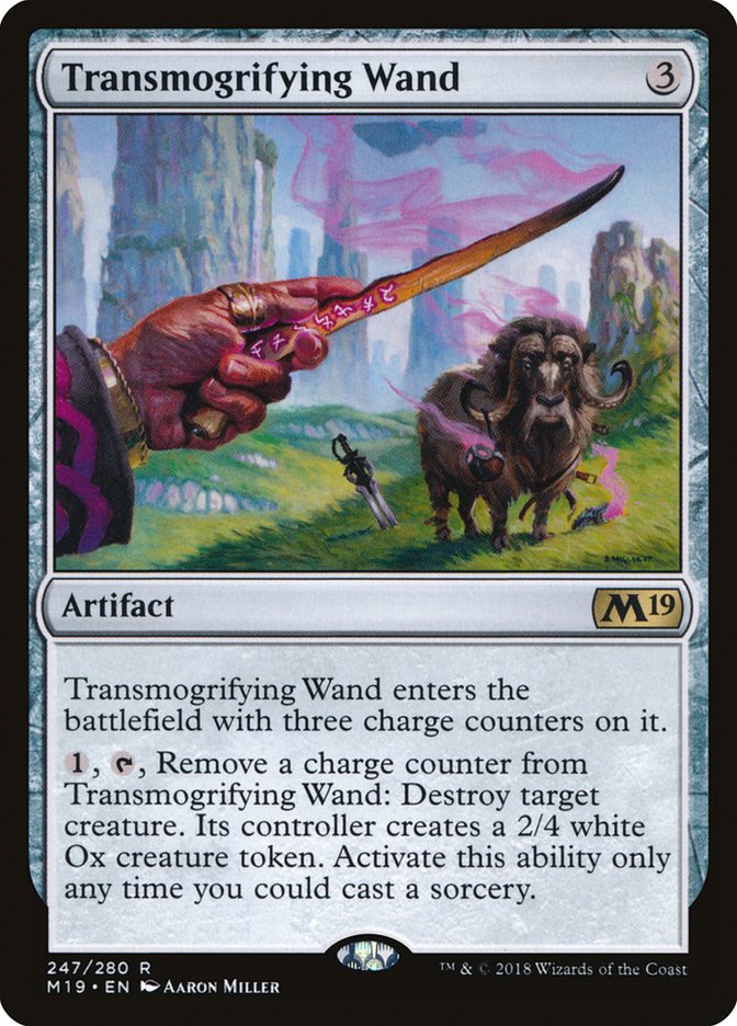 Transmogrifying Wand [Core Set 2019] | Clutch Gaming