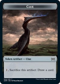 Clue // Wurm (030) Double-Sided Token [Double Masters Tokens] | Clutch Gaming