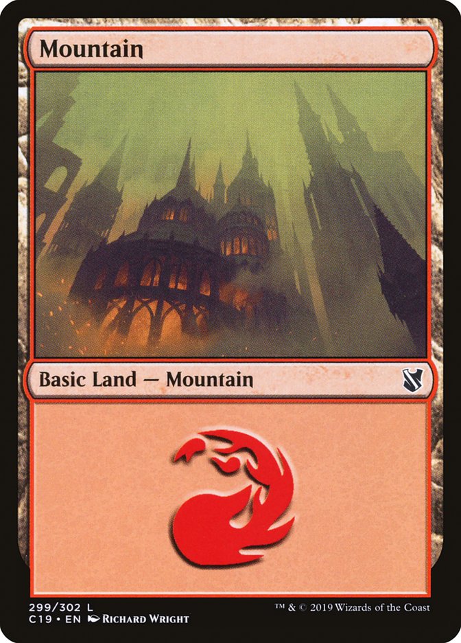 Mountain (299) [Commander 2019] | Clutch Gaming