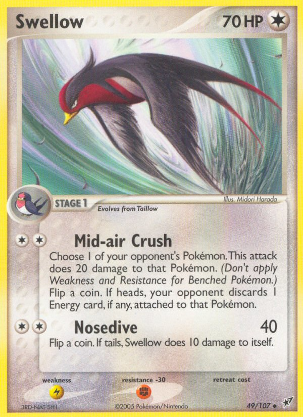 Swellow (49/107) [EX: Deoxys] | Clutch Gaming