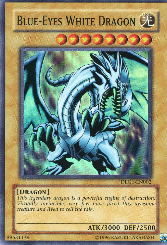 Blue-Eyes White Dragon [DLG1-EN002] Super Rare | Clutch Gaming