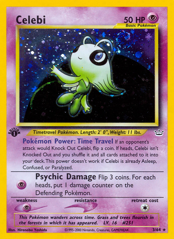 Celebi (3/64) [Neo Revelation 1st Edition] | Clutch Gaming