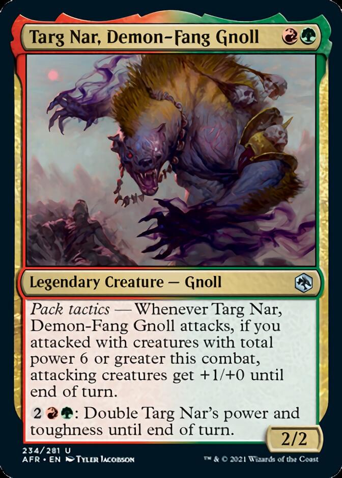 Targ Nar, Demon-Fang Gnoll [Dungeons & Dragons: Adventures in the Forgotten Realms] | Clutch Gaming