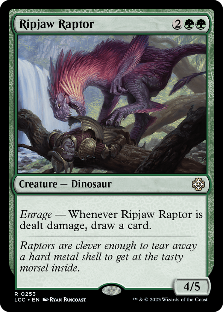 Ripjaw Raptor [The Lost Caverns of Ixalan Commander] | Clutch Gaming