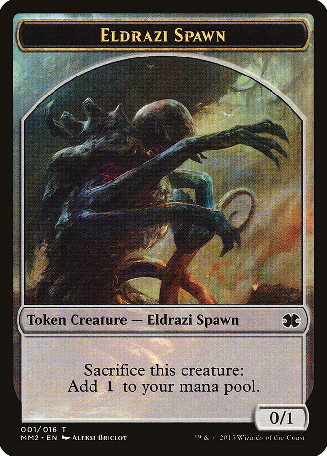 Eldrazi Spawn Token (001/016) [Modern Masters 2015 Tokens] | Clutch Gaming