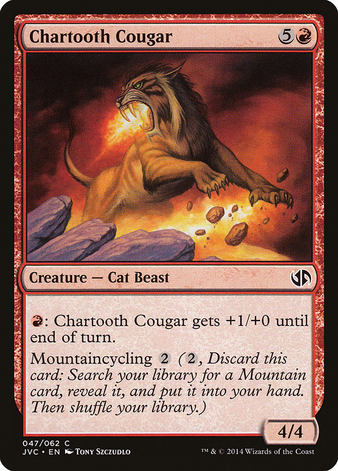 Chartooth Cougar [Duel Decks Anthology] | Clutch Gaming