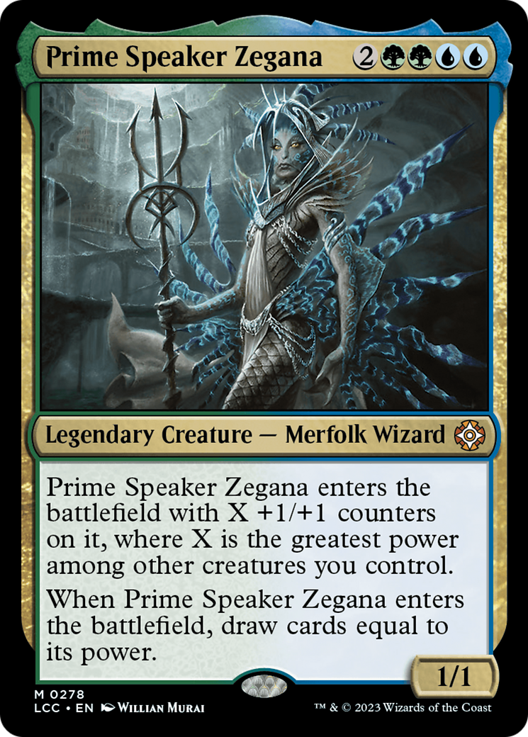 Prime Speaker Zegana [The Lost Caverns of Ixalan Commander] | Clutch Gaming