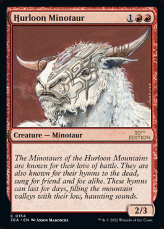 Hurloon Minotaur [30th Anniversary Edition] | Clutch Gaming