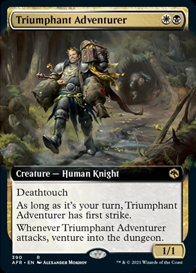 Triumphant Adventurer (Extended Art) [Dungeons & Dragons: Adventures in the Forgotten Realms] | Clutch Gaming