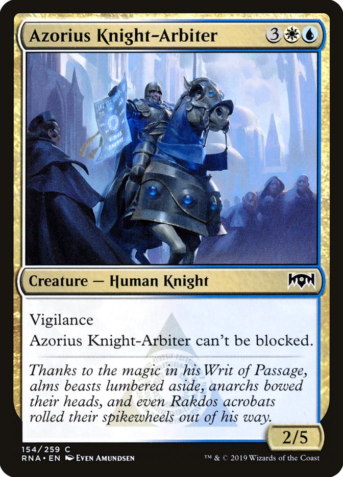 Azorius Knight-Arbiter [Ravnica Allegiance] | Clutch Gaming