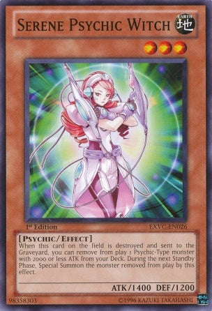 Serene Psychic Witch [EXVC-EN026] Common | Clutch Gaming