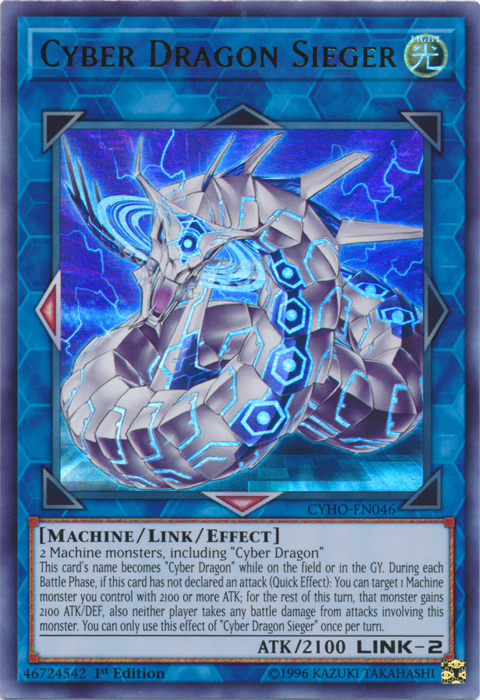 Cyber Dragon Sieger [CYHO-EN046] Ultra Rare | Clutch Gaming